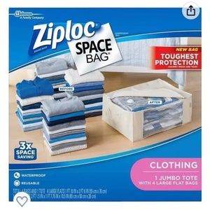 Ziploc Space Bag Clothes Vacuum Sealer Storage Bags for Home and Closet …